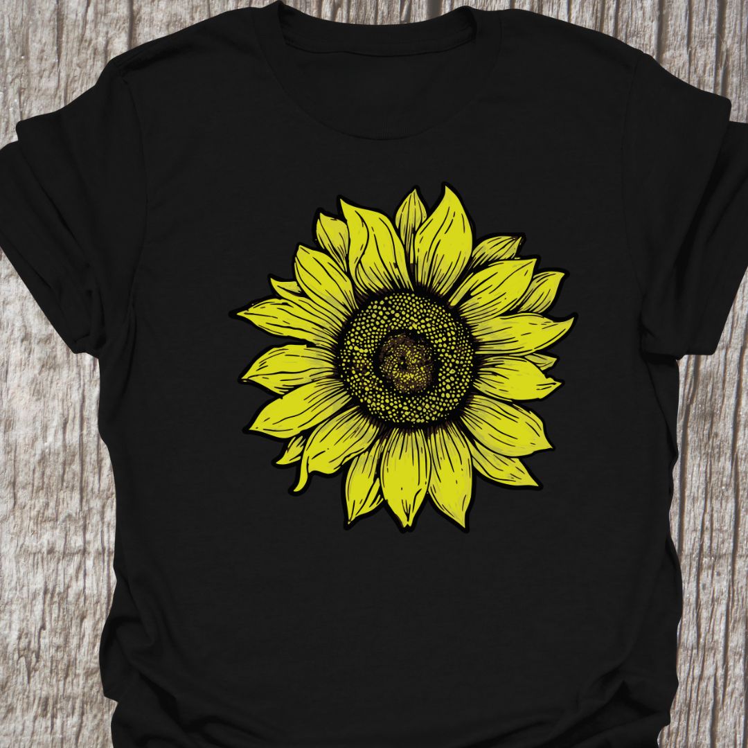 Sunflower black T-shirt