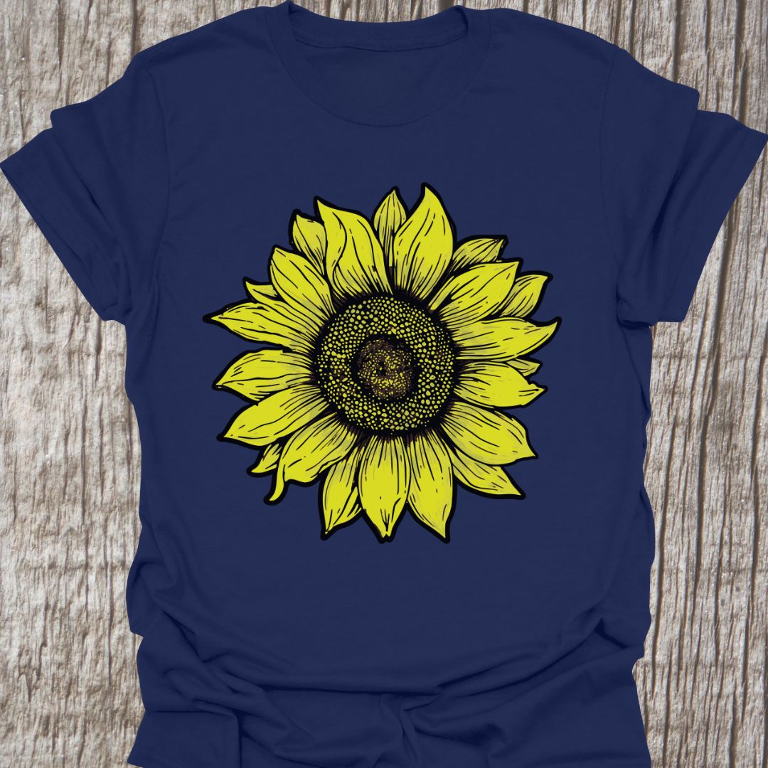 Sunflower navy T-shirt