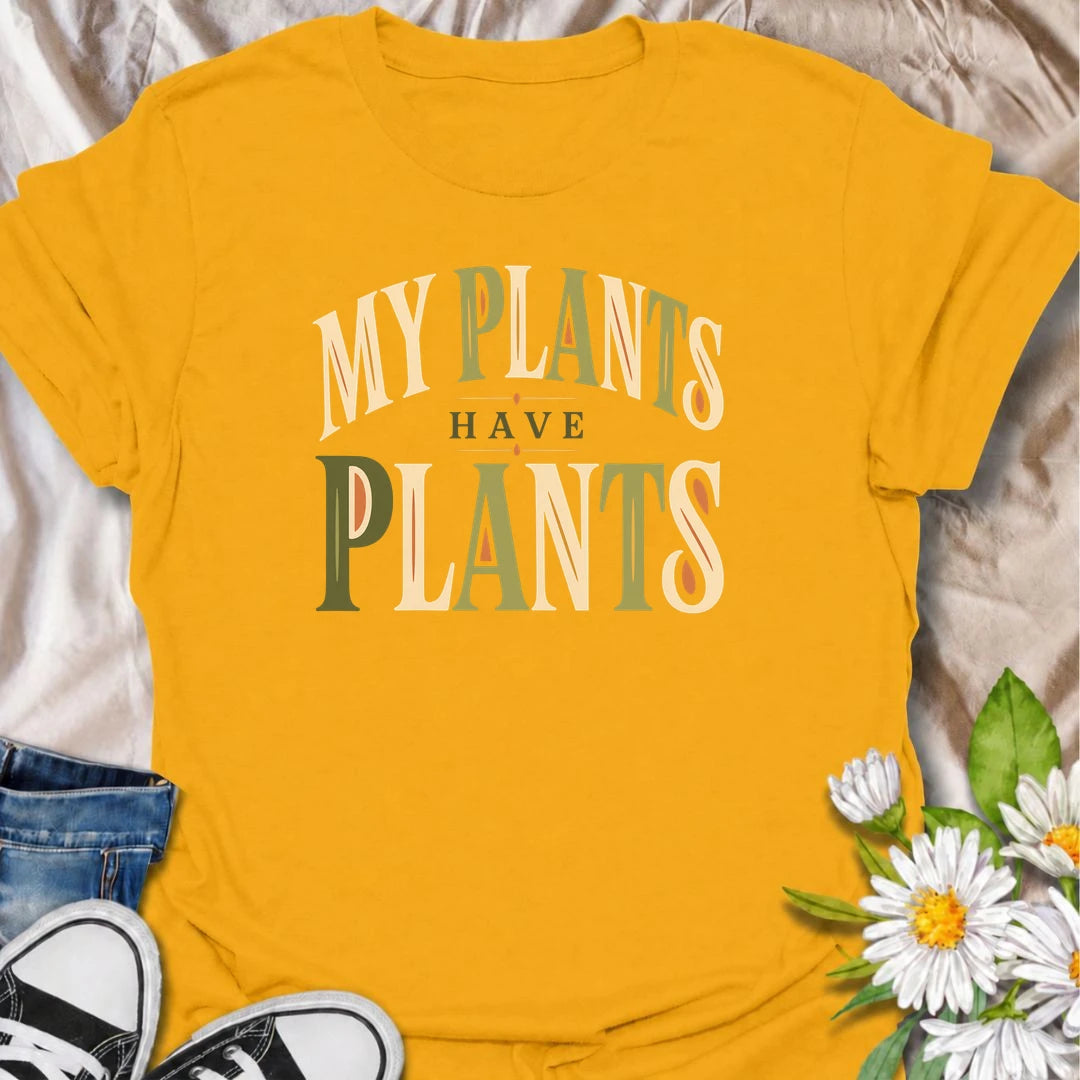 Funny houseplant T-shirt for collectors whose original plants have produced cuttings, babies and entire second generations. This bold retro typography design celebrates the wonderfully out-of-control world of propagation, plant collecting and having far more plants than originally intended.