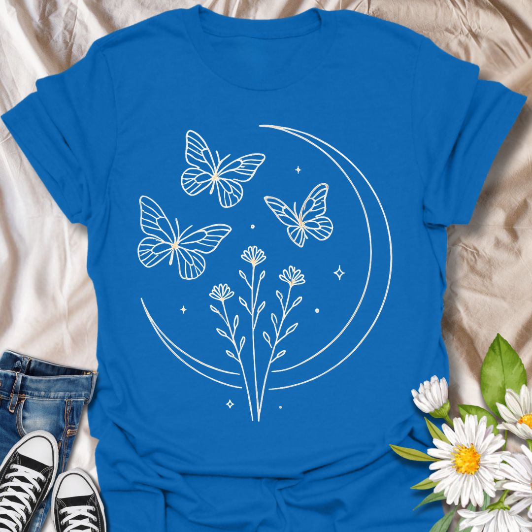 Butterfly and Moon t-shirt