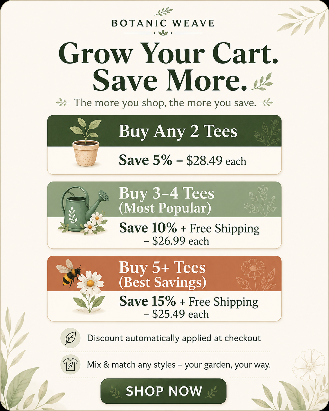 Bundle & Save T-Shirts