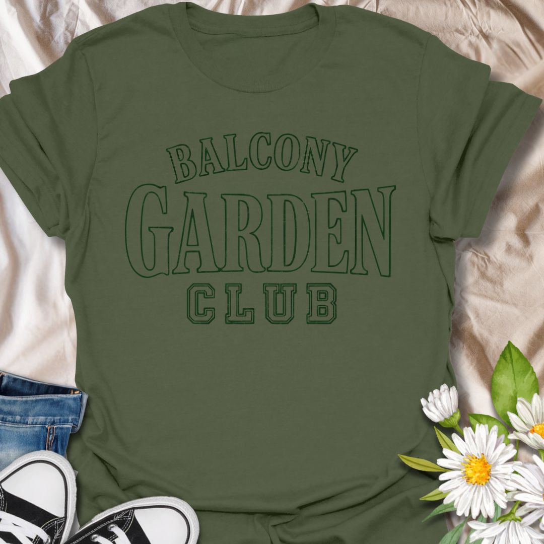 Balcony Garden Club Plant Lover T-Shirt
