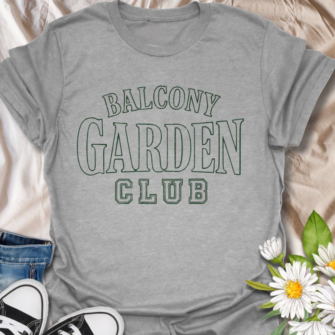 Balcony Garden Club Plant Lover T-Shirt