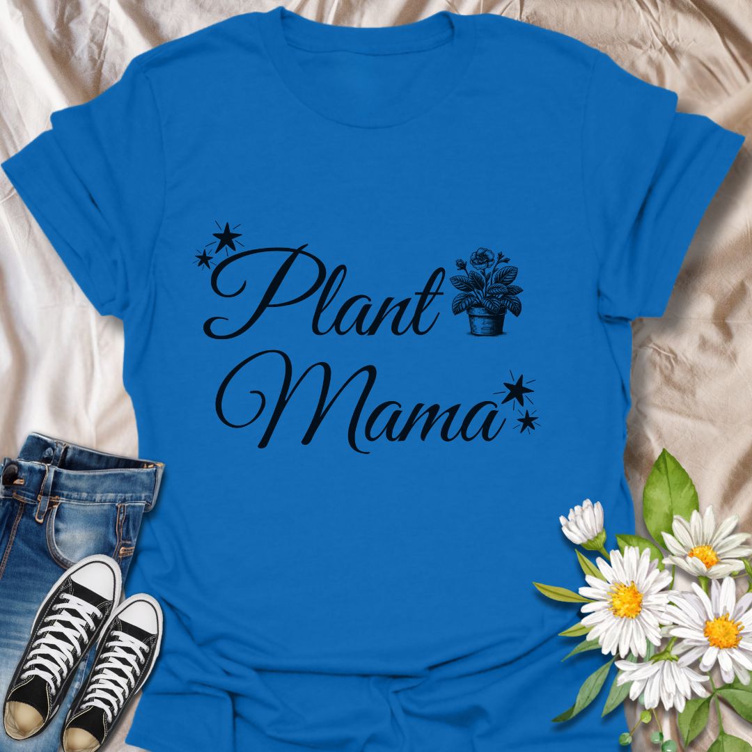 Celebrate your love for plants with this elegant "Plant Mama" shirt. Featuring a vintage potted plant illustration and graceful script font, it's perfect for plant lovers, gardeners, houseplant collectors, and proud plant moms. A great gift for birthdays, Mother’s Day, or plant swap events.