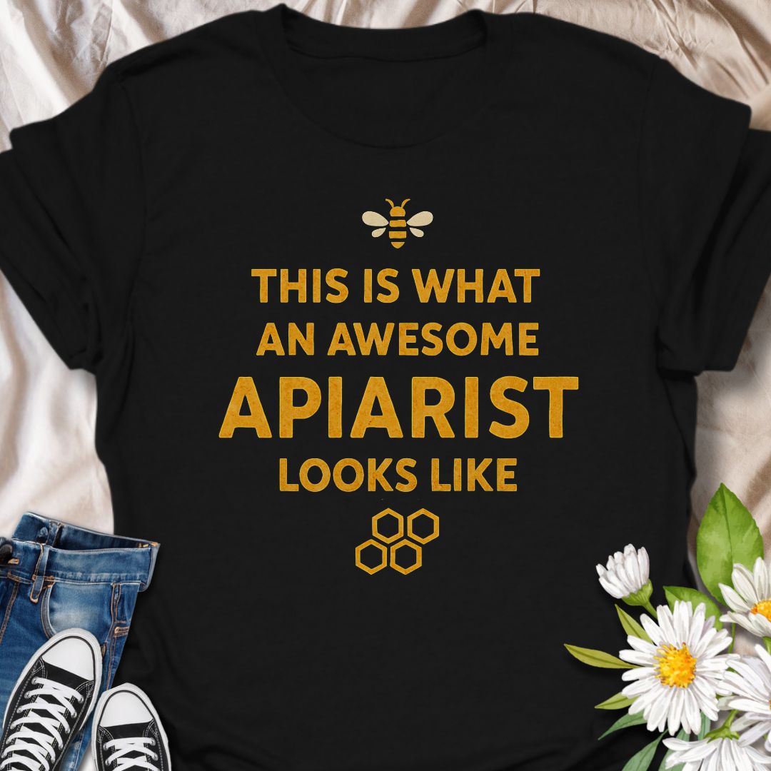 Celebrate your love for beekeeping with this bold and fun apiarist t-shirt. Perfect for passionate beekeepers, honey farmers, and bee lovers who take pride in their buzz-worthy skills. A great gift for bee enthusiasts and apiary pros.