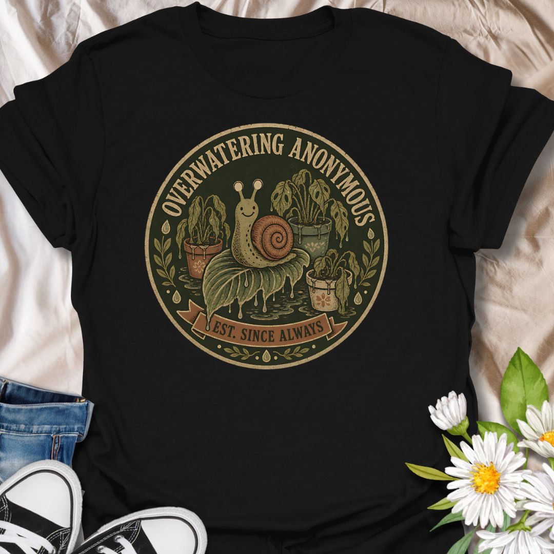 Overwatering Anonymous Plant Lover T-Shirt