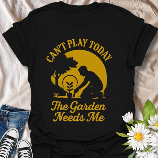 Celebrate your passion for plants with this bold gardening design featuring a dedicated gardener silhouette and a fun excuse to skip plans. Ideal for green thumbs who’d rather be in the soil than socializing—because the garden always comes first.