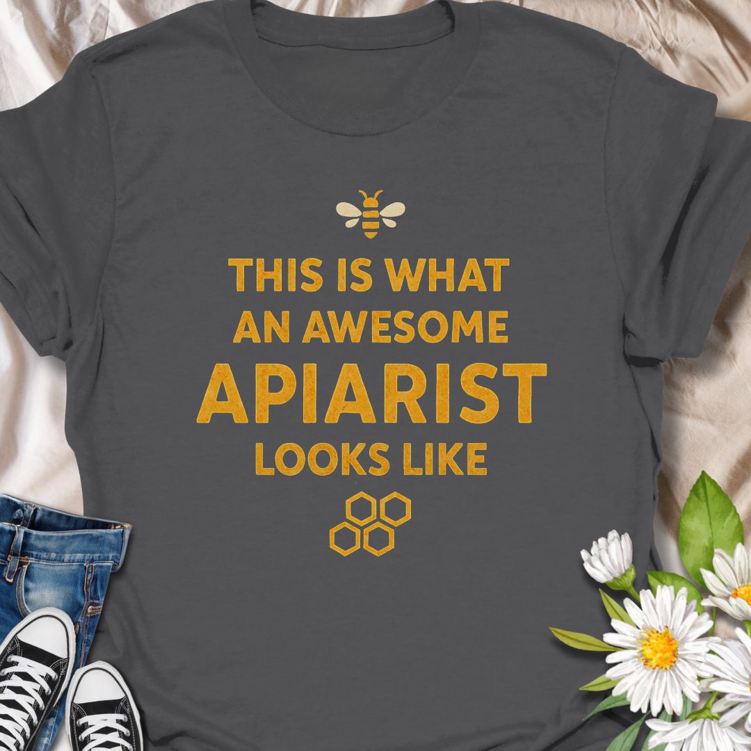 Celebrate your love for beekeeping with this bold and fun apiarist t-shirt. Perfect for passionate beekeepers, honey farmers, and bee lovers who take pride in their buzz-worthy skills. A great gift for bee enthusiasts and apiary pros.