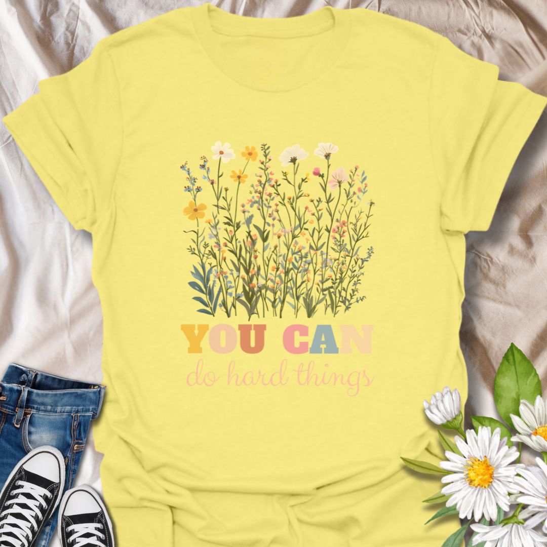 Empower your individuality with this inspiring “be you, the world will adjust” t-shirt design. Featuring whimsical floral and nature-themed elements like bees and butterflies, this uplifting graphic tee promotes self-love, confidence, and authenticity — ideal for free spirits and positivity lovers.