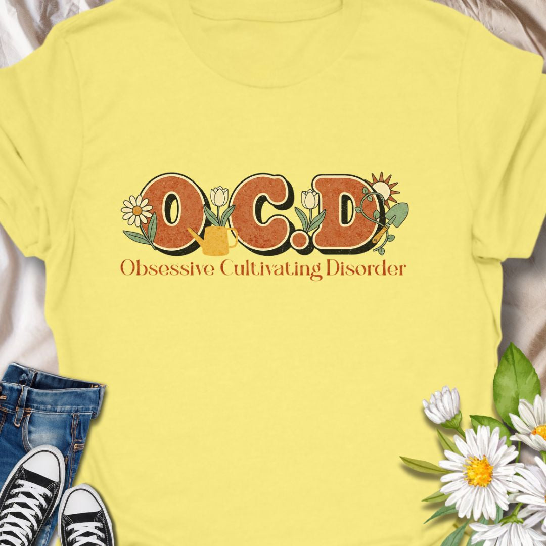 This soft, lightweight tee carries a warm, retro energy—rounded lettering, sunflowers, and muted earth tones that read like a gentle hug for anyone living with obsessive-compulsive disorder. Wear it when you want to nod to your story without shouting. Gardening is life. Show your passion with this humorous ‘Obsessive Cultivating Disorder’ tee – ideal for serious plant lovers.