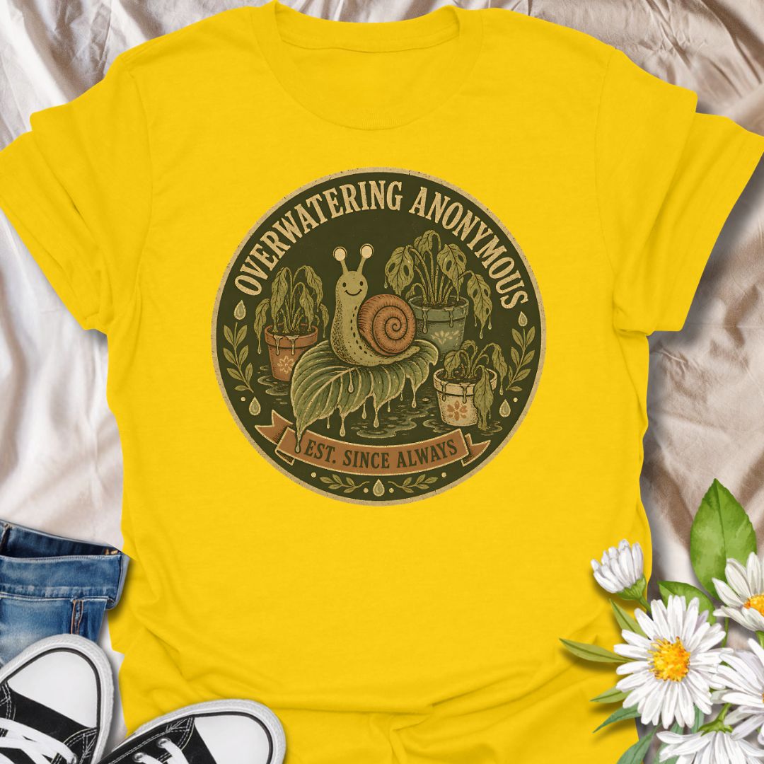 Overwatering Anonymous Plant Lover T-Shirt