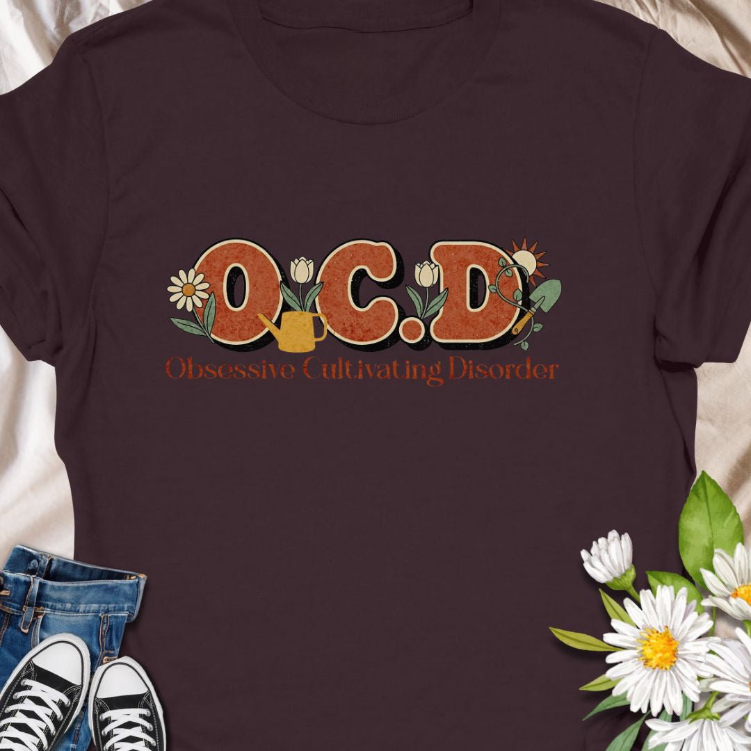 This soft, lightweight tee carries a warm, retro energy—rounded lettering, sunflowers, and muted earth tones that read like a gentle hug for anyone living with obsessive-compulsive disorder. Wear it when you want to nod to your story without shouting. Gardening is life. Show your passion with this humorous ‘Obsessive Cultivating Disorder’ tee – ideal for serious plant lovers.
