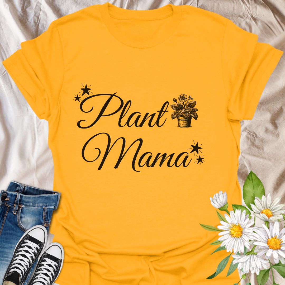Celebrate your love for plants with this elegant "Plant Mama" shirt. Featuring a vintage potted plant illustration and graceful script font, it's perfect for plant lovers, gardeners, houseplant collectors, and proud plant moms. A great gift for birthdays, Mother’s Day, or plant swap events.
