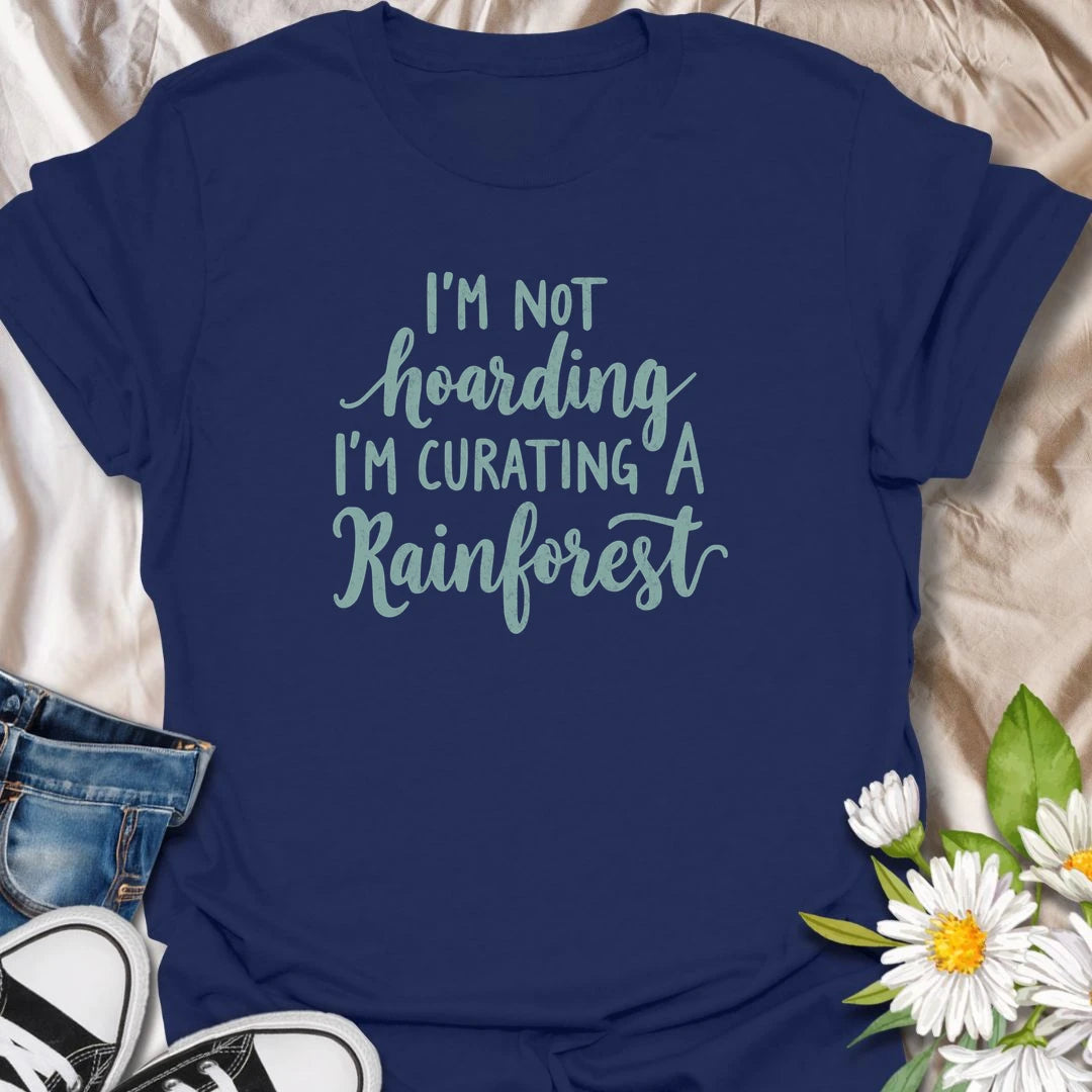 Funny plant lover t-shirt for anyone who insists they are not hoarding, just curating a rainforest.
Features a clean text-only layout with a playful houseplant humor message.
Perfect for houseplant collectors, indoor jungle fans, plant moms, and anyone who keeps bringing home more plants.