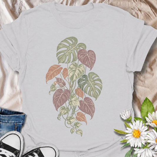 Vintage Tropical Leaves T-Shirt
