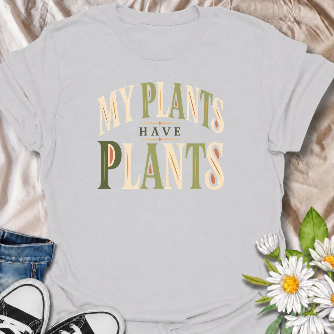 Funny houseplant T-shirt for collectors whose original plants have produced cuttings, babies and entire second generations. This bold retro typography design celebrates the wonderfully out-of-control world of propagation, plant collecting and having far more plants than originally intended.