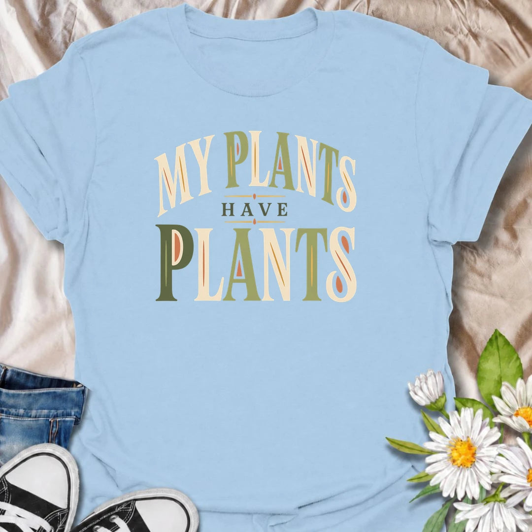 Funny houseplant T-shirt for collectors whose original plants have produced cuttings, babies and entire second generations. This bold retro typography design celebrates the wonderfully out-of-control world of propagation, plant collecting and having far more plants than originally intended.