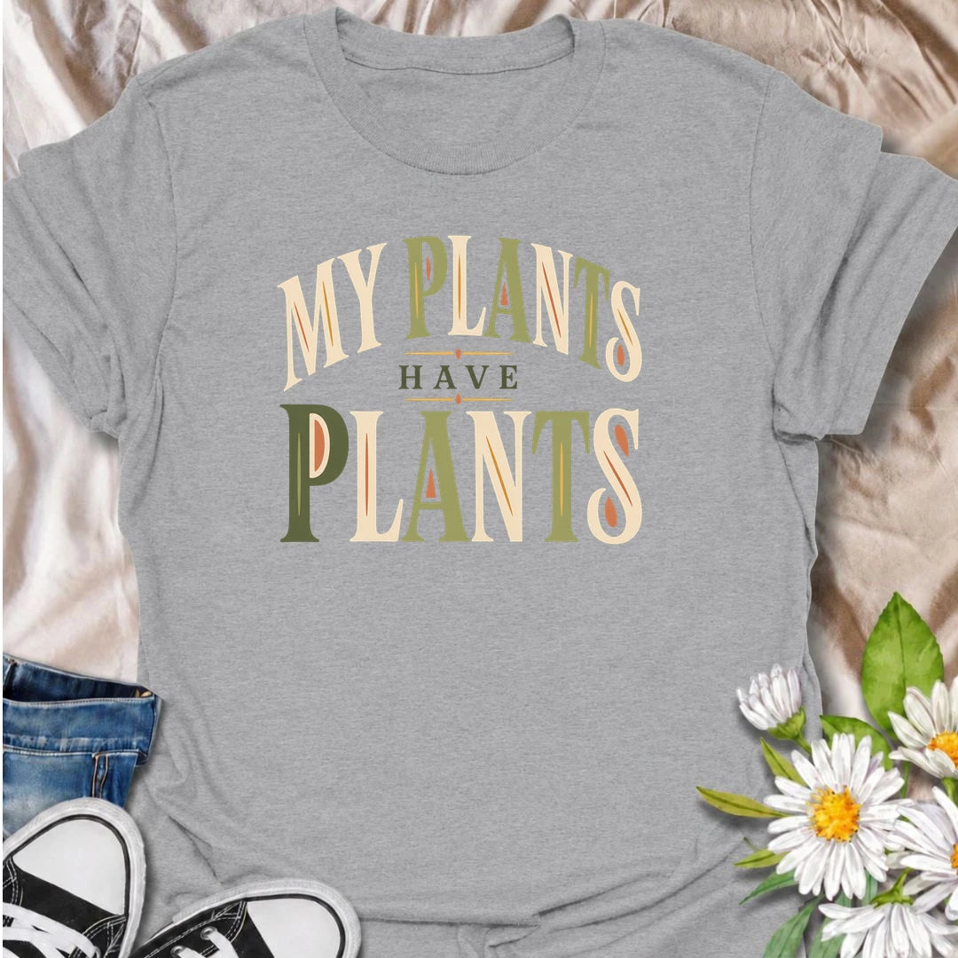 Funny houseplant T-shirt for collectors whose original plants have produced cuttings, babies and entire second generations. This bold retro typography design celebrates the wonderfully out-of-control world of propagation, plant collecting and having far more plants than originally intended.