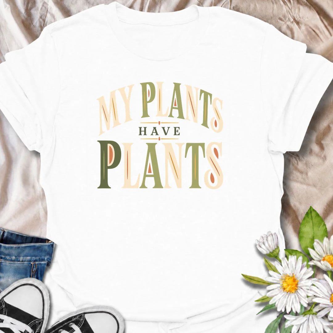 Funny houseplant T-shirt for collectors whose original plants have produced cuttings, babies and entire second generations. This bold retro typography design celebrates the wonderfully out-of-control world of propagation, plant collecting and having far more plants than originally intended.