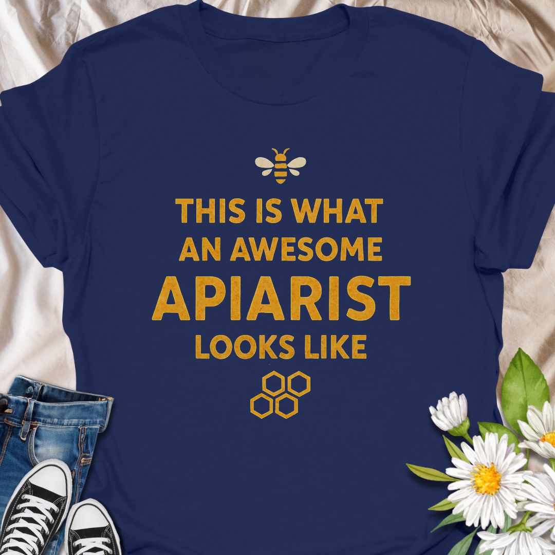 Celebrate your love for beekeeping with this bold and fun apiarist t-shirt. Perfect for passionate beekeepers, honey farmers, and bee lovers who take pride in their buzz-worthy skills. A great gift for bee enthusiasts and apiary pros.