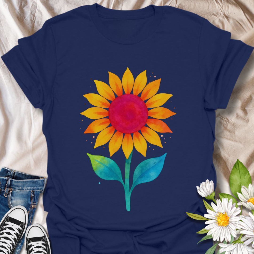Sunflower Watercolor T-Shirt