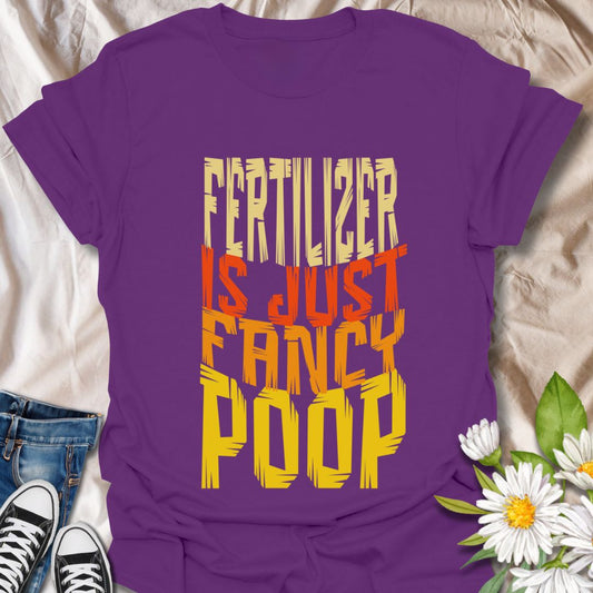 Bring some laughs to the garden with this bold “Fertilizer Is Just Fancy Poop” t-shirt. Perfect for green thumbs with a cheeky side, this colorful tee is a fun gift for plant lovers who don’t mind getting a little dirty.