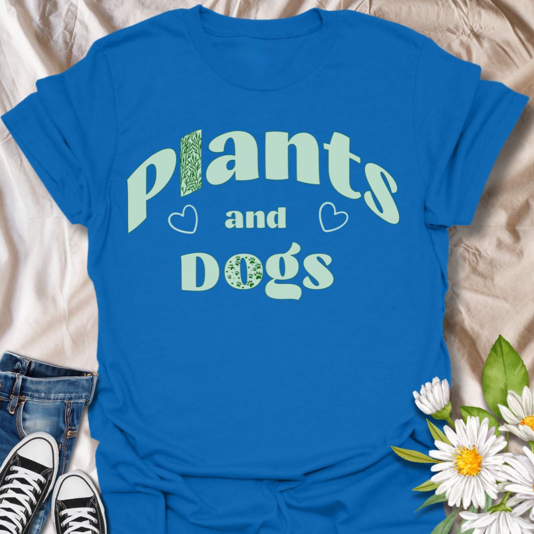 Plant and Dog Lover T-Shirt