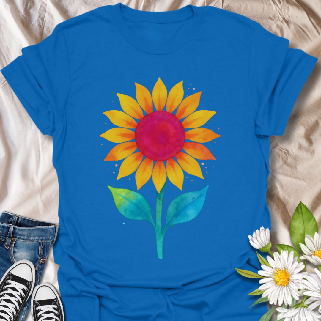 Sunflower Watercolor T-Shirt