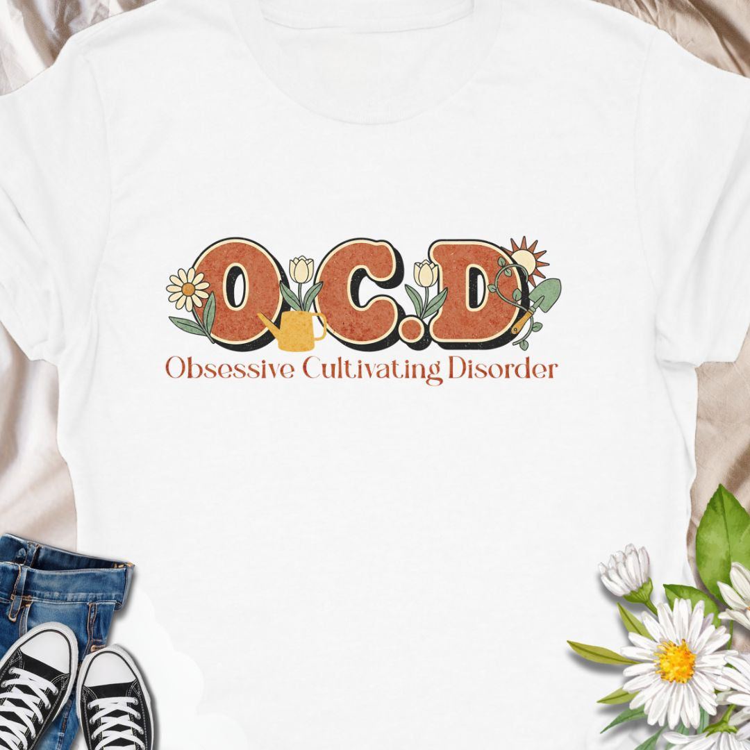 This soft, lightweight tee carries a warm, retro energy—rounded lettering, sunflowers, and muted earth tones that read like a gentle hug for anyone living with obsessive-compulsive disorder. Wear it when you want to nod to your story without shouting. Gardening is life. Show your passion with this humorous ‘Obsessive Cultivating Disorder’ tee – ideal for serious plant lovers.